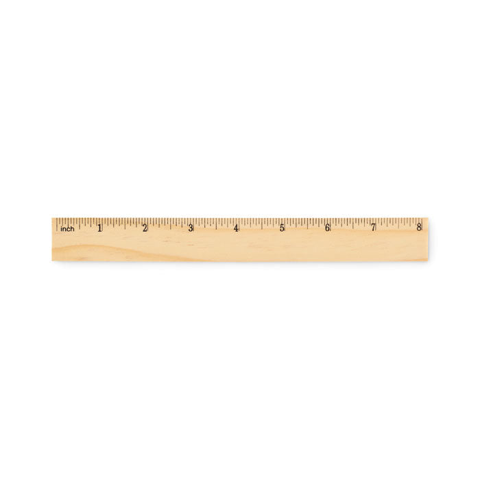 Drveno ravnalo od borovine, 20cm
