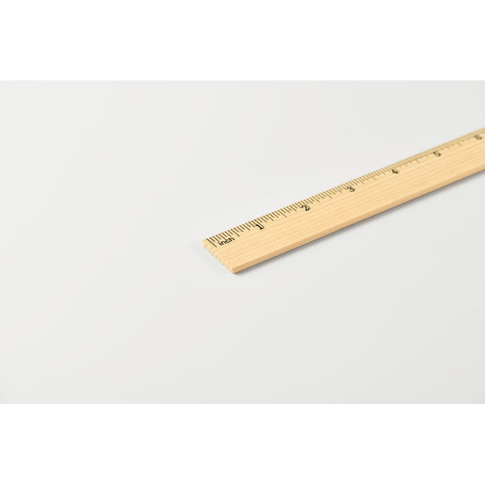 Drveno ravnalo od borovine, 30cm