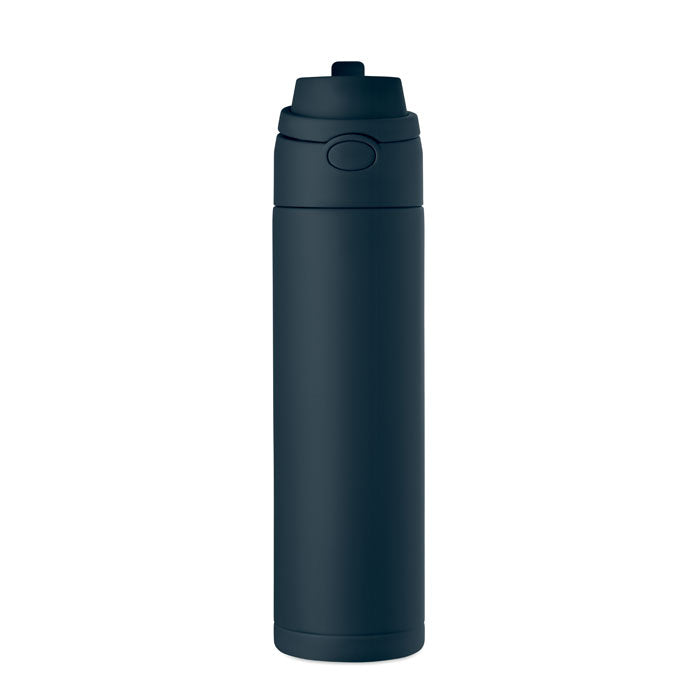 Promidžbena jednoslojna boca od recikliranog nehrđajućeg čelika, 650 ml navy plave boje | Poslovni pokloni