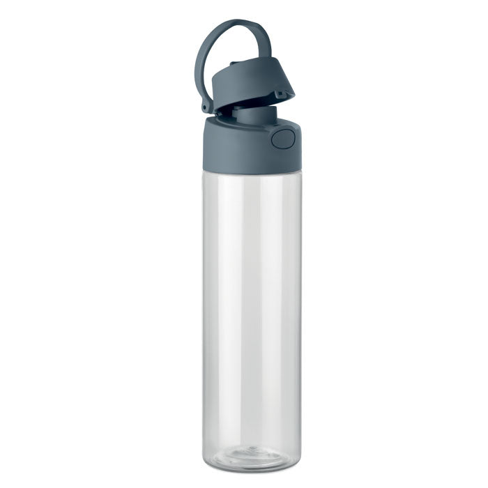 Promidžbena RPET boca za vodu s 2-u-1 poklopcem, 700ml plave boje | Reklamni pokloni