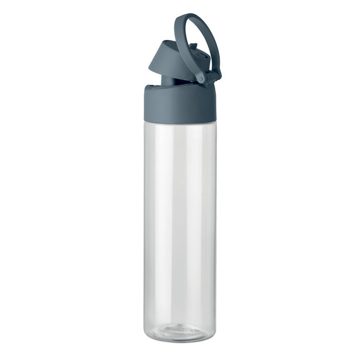 Reklamna RPET boca za vodu s 2-u-1 poklopcem, 700ml plave boje | Promotivni pokloni