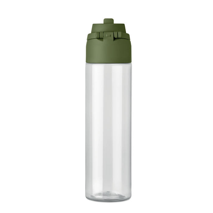 Promo RPET boca za vodu s 2-u-1 poklopcem, 700ml zelene boje | Poslovni pokloni