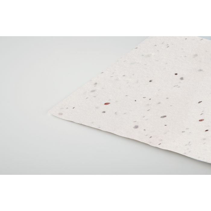 Reklamna biorazgradiva posjetnica sa sjemenkama divljeg cvijeća, bijele boje | Poslovni pokloni