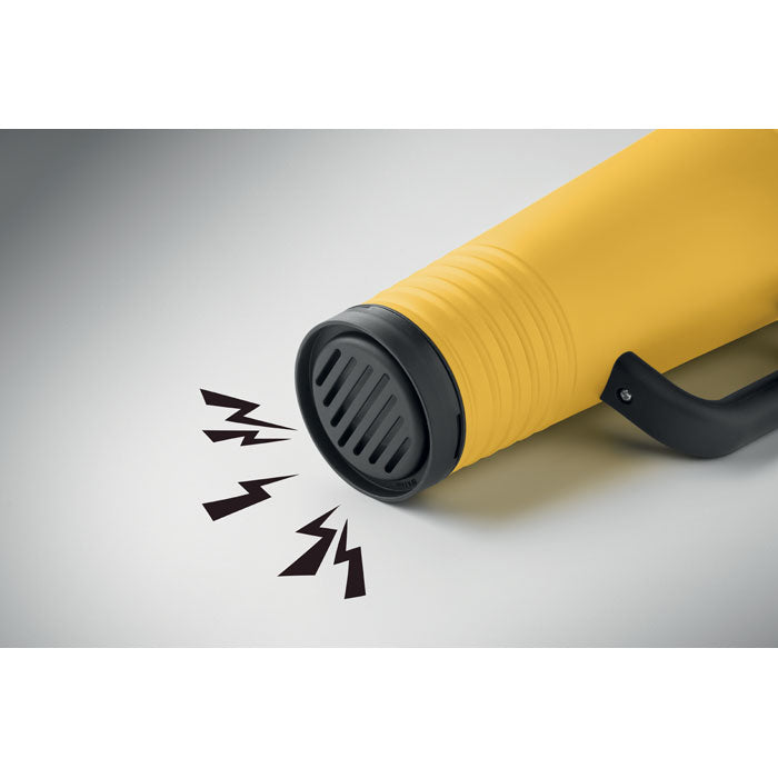 Promidžbena navijačka termo čaša od nehrđajućeg čelika, 700ml žute boje | Poslovni pokloni