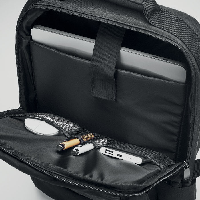 Ruksak za 16" laptop od rPET-a s ručkom za nošenje i USB izlazom