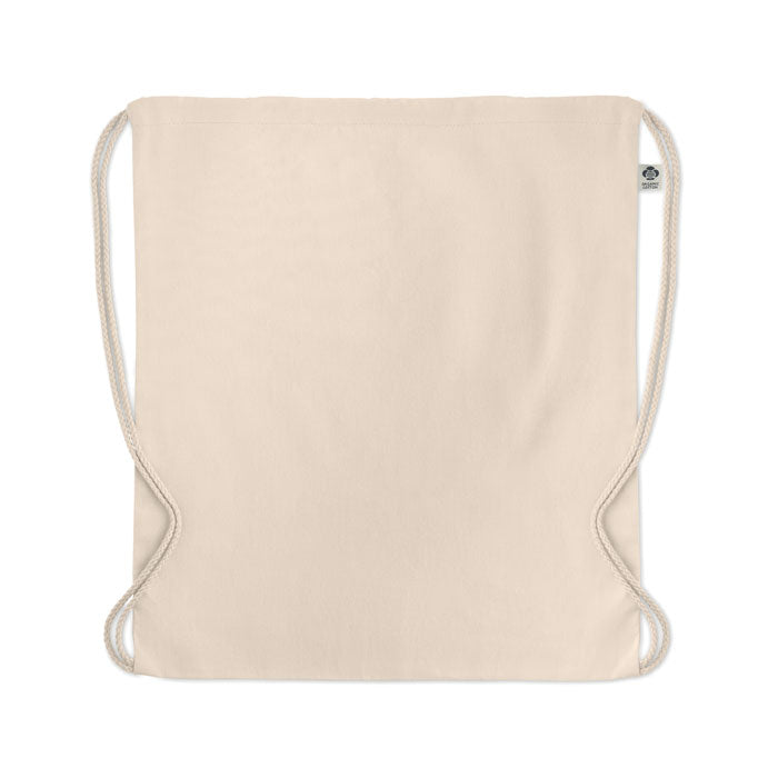Promo pamučni ruksak/vrećica s vezicama, 140 gr/m², bež boje | Poslovni pokloni