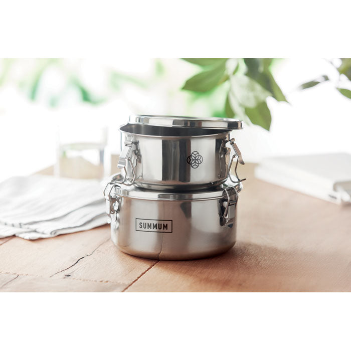 Set od dvije posude za ručak od nehrđajućeg čelika