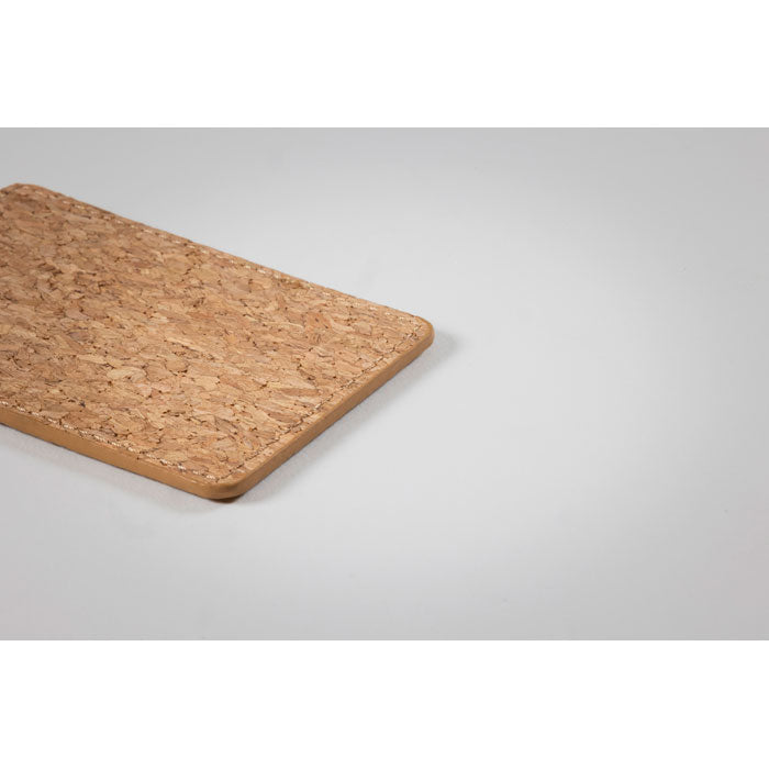 Reklamna oznaka za prtljagu od pluta, smeđe boje | Poslovni pokloni