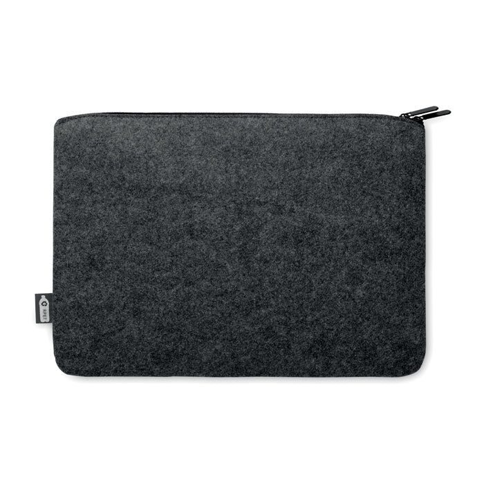 Promotivna navlaka za 14" laptop od RPET filca, tamno sive boje | Promidžbeni pokloni 