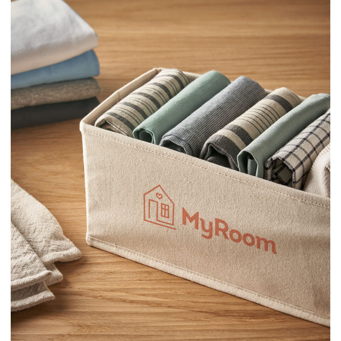 Velika sklopiva kutija za pohranu od pamuka (220 gr/m²)