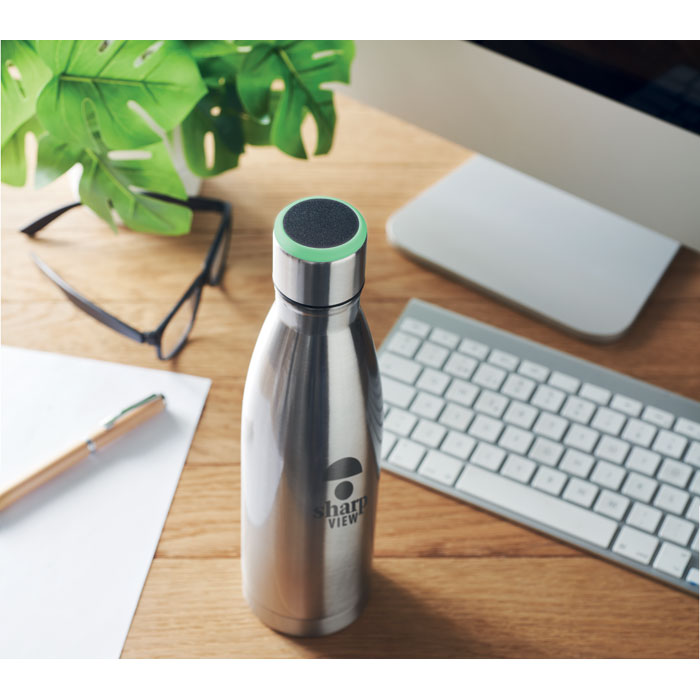 Promotivna dvostruka boca od nehrđajućeg čelika s podsjetnikom za hidrataciju, 500 ml | Promo pokloni | Poslovni pokloni