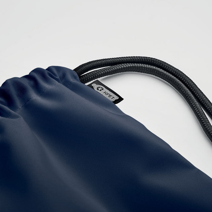 Reklamni ruksak / vrećica od 300D RPET poliestera, plave boje | Promidžbeni pokloni