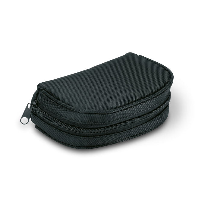 Promotivni putni set, crne boje | Reklamni pokloni 