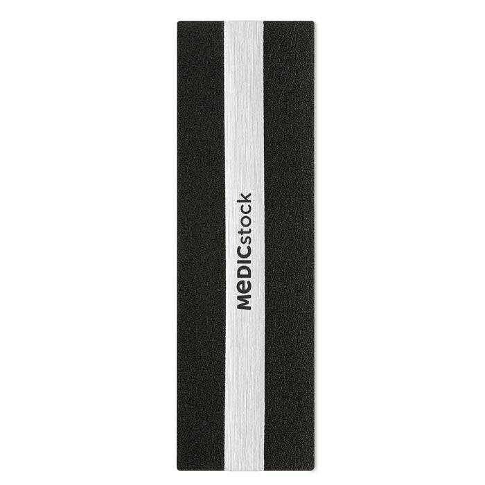 Reklamni set od kemijske i roler olovke s plavom tintom, crne boje s tiskom | Promotivni pokloni