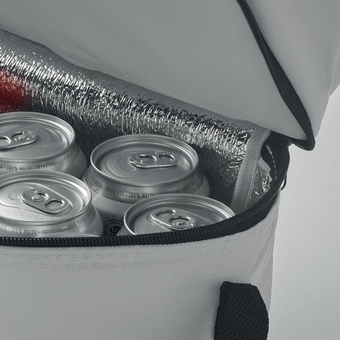 Promidžbena rashladna torba s 2 odjeljka, bijele boje | Poslovni pokloni