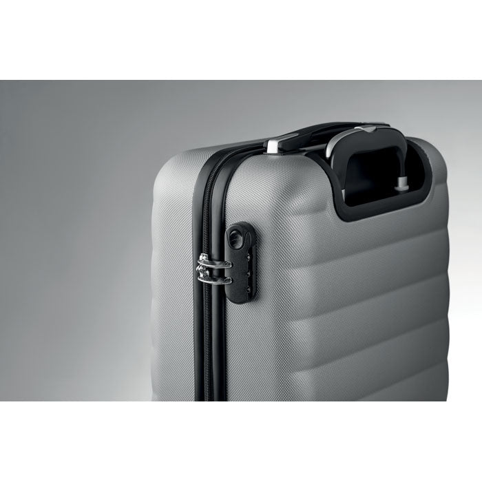 Promidžbena putna torba na kotače, srebrne boje | Poslovni pokloni