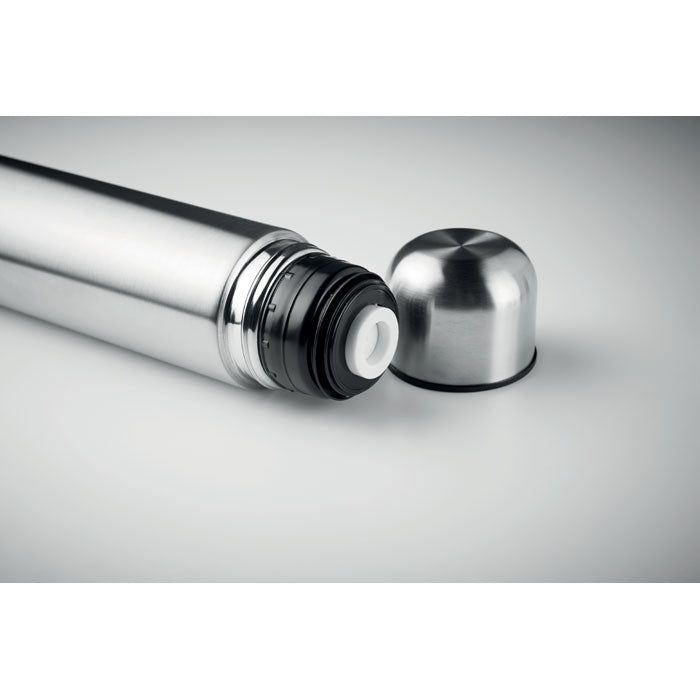 Promotivna vakuumska boca od nehrđajućeg čelika s dvostrukom stijenkom, 900 ml, srebrne boje | Promo pokloni | Poslovni pokloni