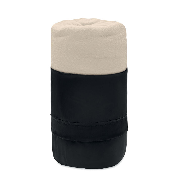 Promotivna eko putna deka od recikliranog PET materijala, bež boje | Poslovni pokloni