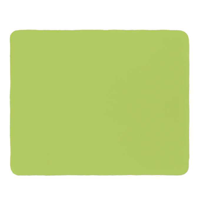 Promo eko putna deka od recikliranog PET materijala, zelene limeta boje | Reklamni pokloni