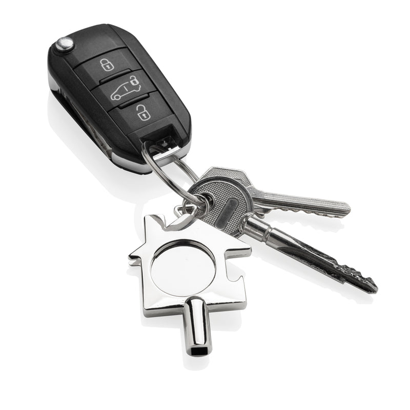 Privjesak za ključeve 3-u-1 u obliku kuće