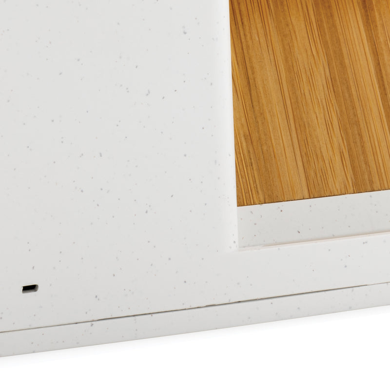 10W bežični punjač za mobitel od recikliranog ABS-a s čašom za olovke