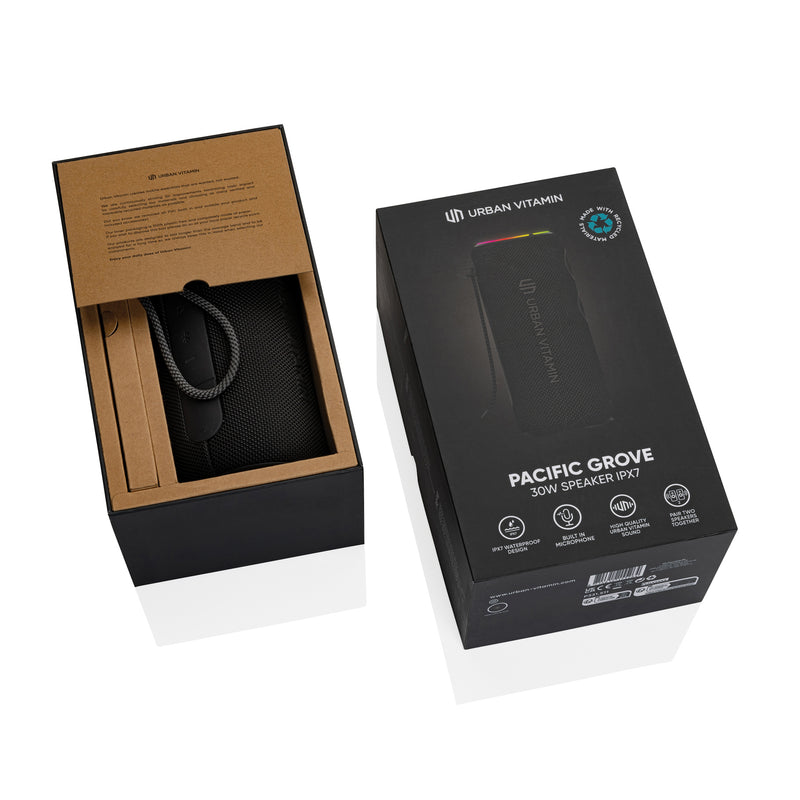 Vrhunski bežični 30W zvučnik Urban Vitamin od reciklirane plastike