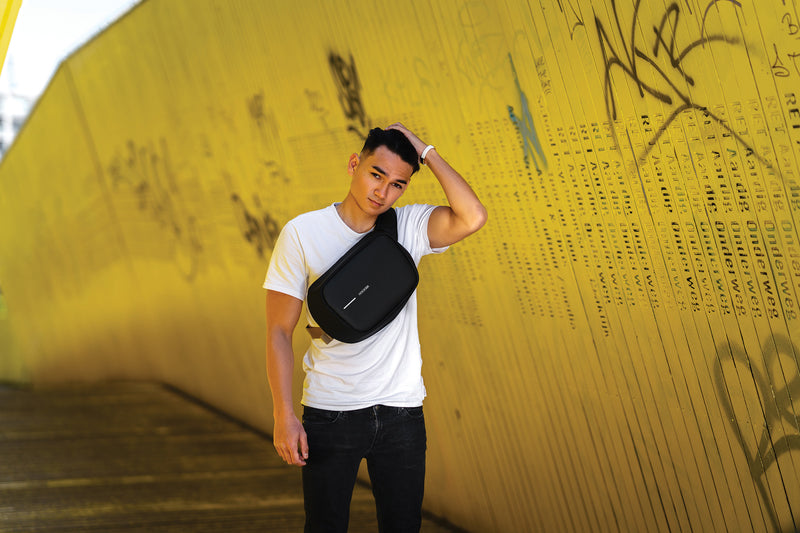 Dizajnerski ruksak za jedno rame sa sustavom zaštita od krađe Sling