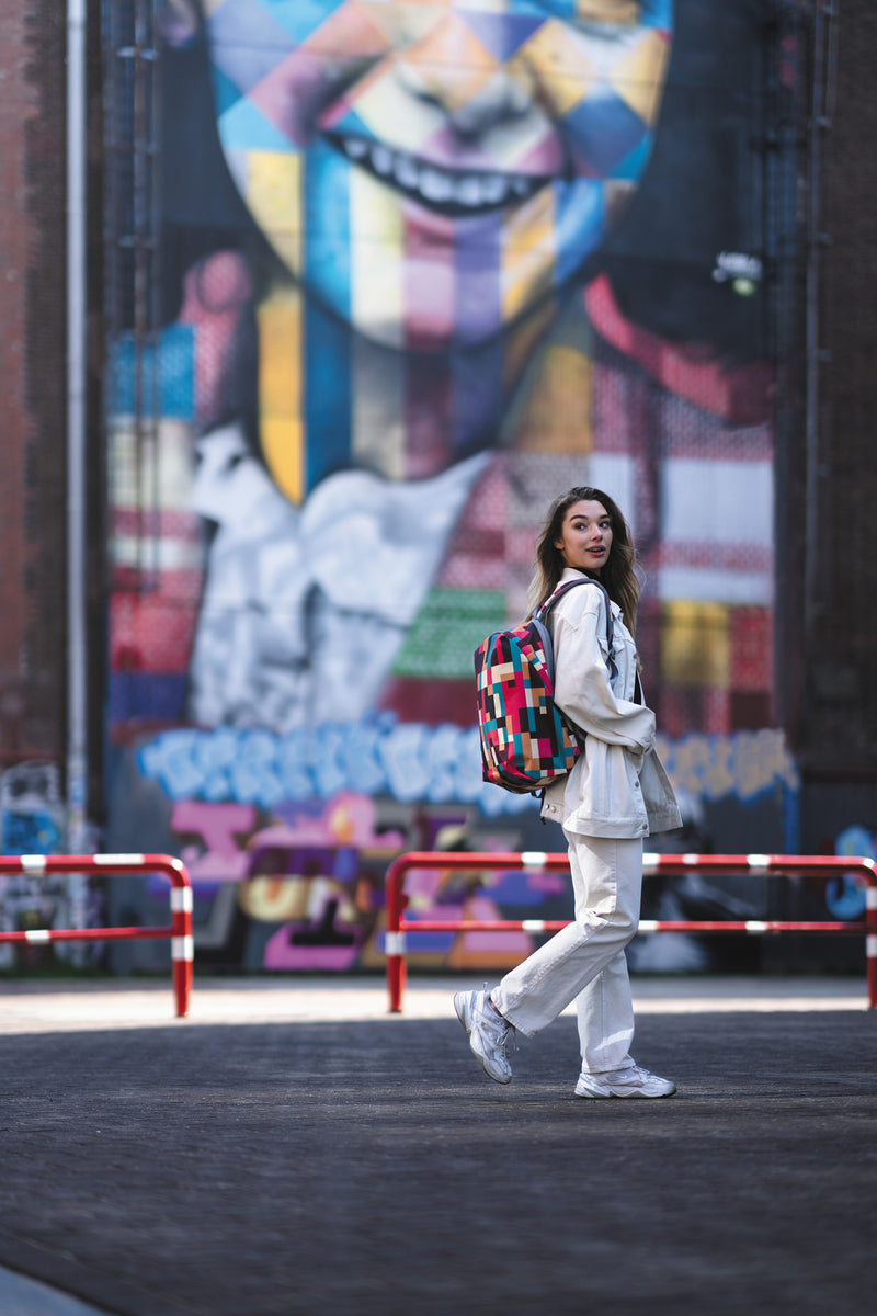 Promotivni dizajnerski ruksak sa sustavom zaštita protiv krađe Art