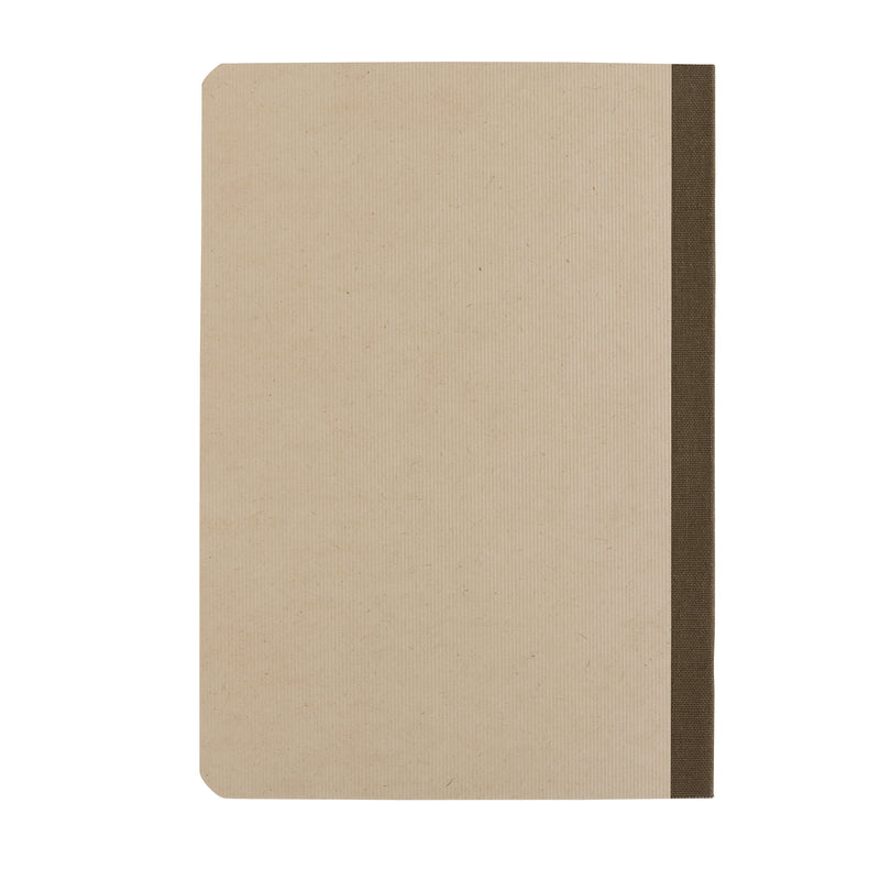 Reklamni A5 eko notes od šećerne trske, smeđe boje | Poslovni pokloni