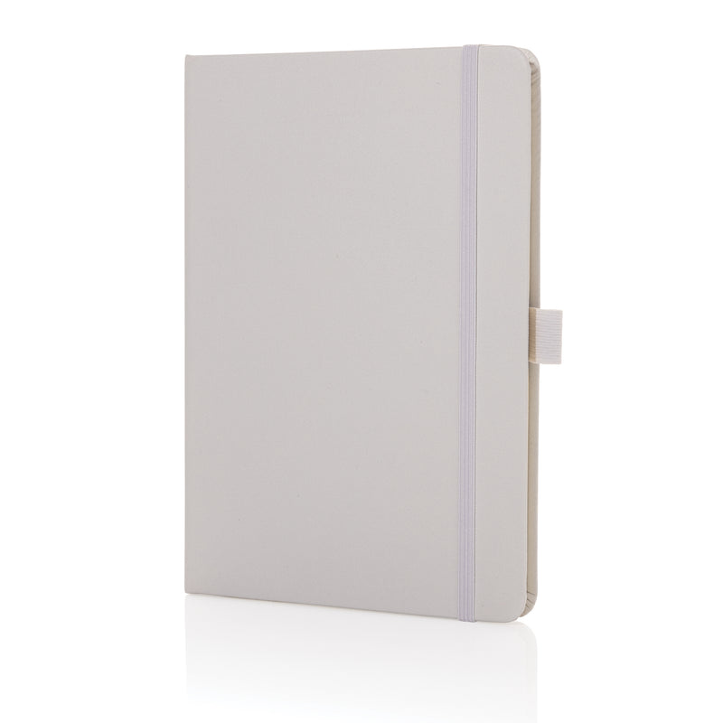 Promotivni A5 notes s tvrdim uvezom, bijele boje | Poslovni pokloni