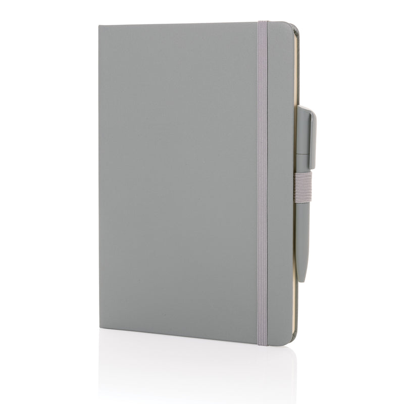 Promotivni A5 notes s tvrdim uvezom, zelene boje | Reklamni pokloni