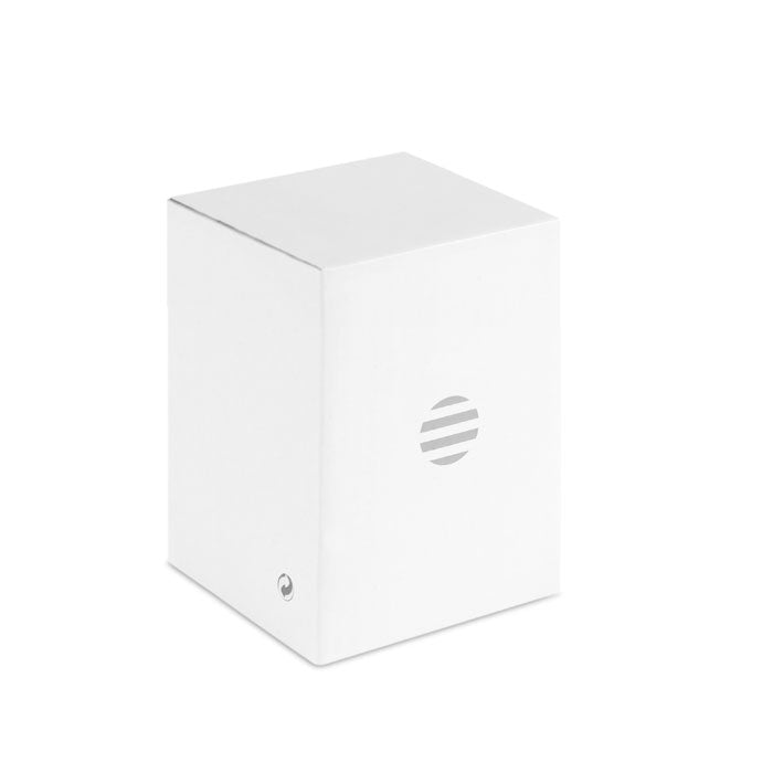 Promotivna staklena putna šalica sa silikonskim držaćem i poklopcem, 550ml, poklon kutija | Promidžbeni pokloni