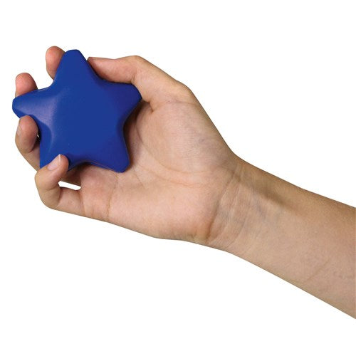 Reklamna antistres figurica u obliku zvijezde, plave boje | Poslovni pokloni