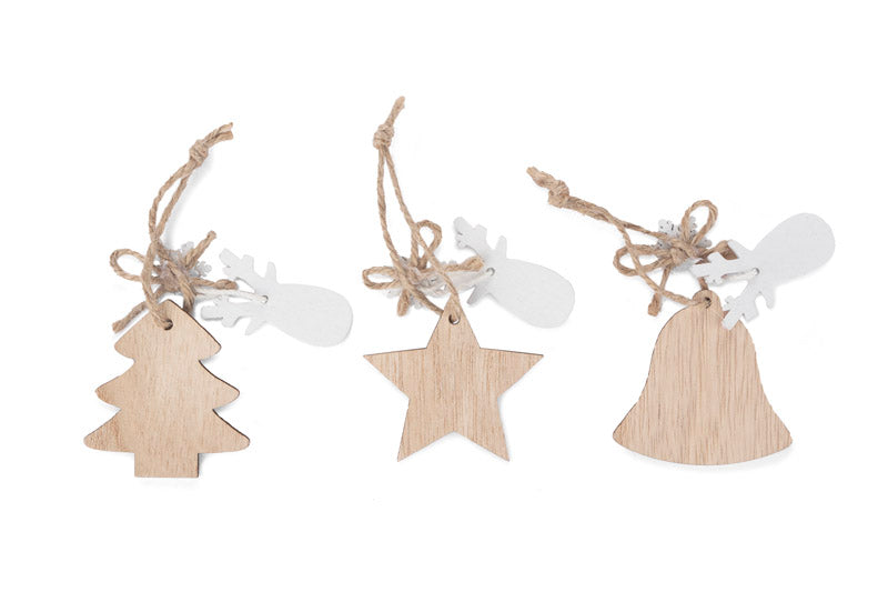 Promotivni set božićnih ukrasa u poklon kutiji