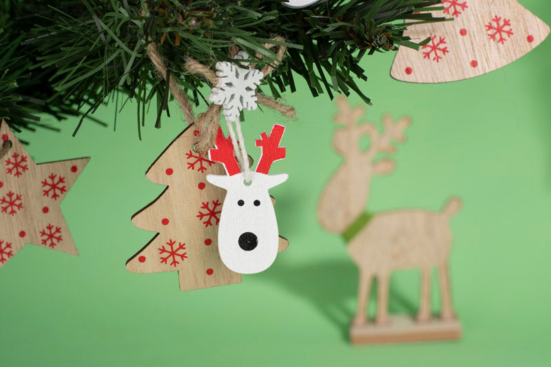 Promotivni set božićnih ukrasa u poklon kutiji