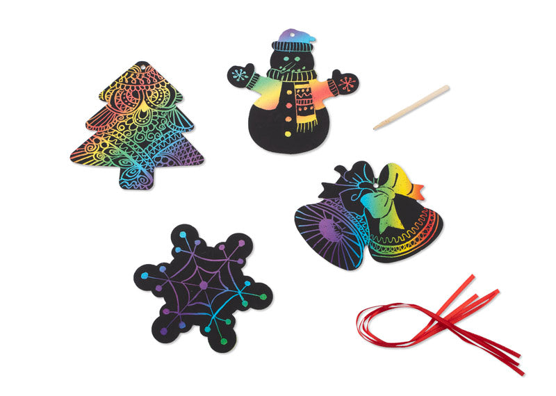 Svečani set vješalica za božićno drvce. Uz pomoć bambusovog štapića možete dizajnirati svoje unikatne kuglice na jednostavan i zabavan način.