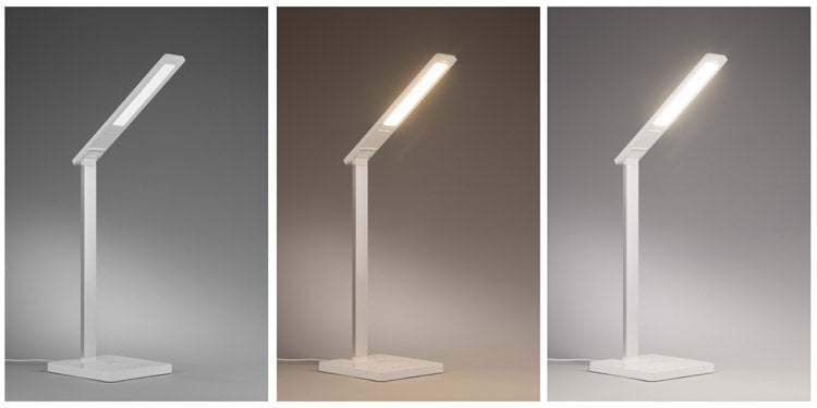 Promotivna stolna lampa sa integriranim bežičnim punjačem | Poslovni pokloni i promotivni proizvodi s tiskom loga
