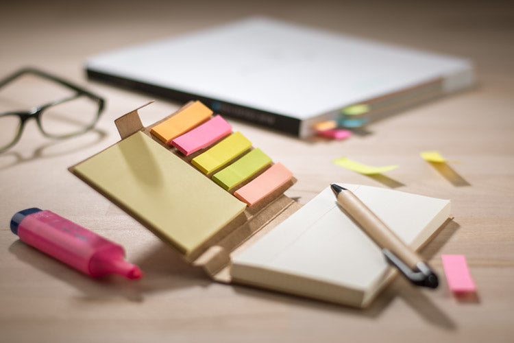 Promotivni eko mini notes s kemijskom olovkom | Poslovni pokloni s tiskom loga