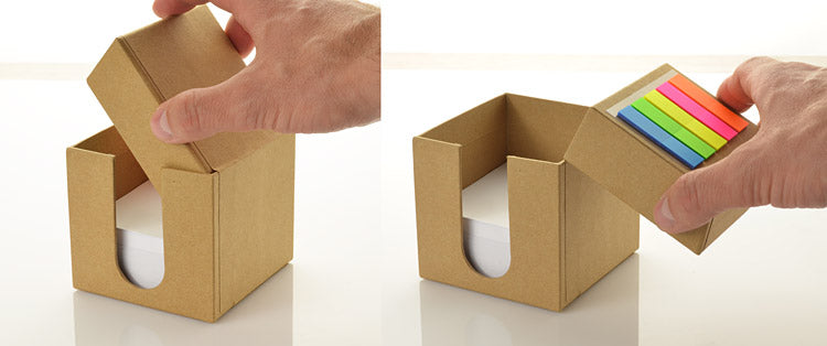 Promotivna stolna kocka organizator s memo papirima i samoljepljivim papirićima | Poslovni pokloni i promotivni proizvodi s tiskom loga