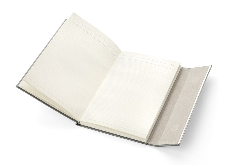 Poslovni pokloni | Promo pokloni | Reklamni notes A5 Ina za tisak logotipa, sive boje