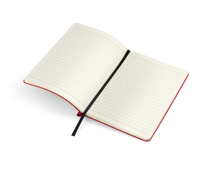 Poslovni pokloni | Promo pokloni | Reklamni notes A5 Moli za tisak logotipa, crvene boje