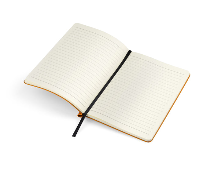 Poslovni pokloni | Promo pokloni | Reklamni notes A5 Moli za tisak logotipa, narančaste boje