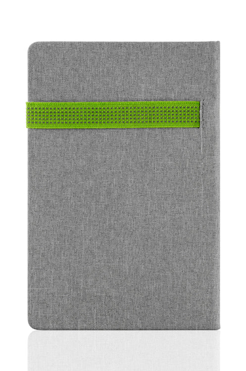 Poslovni pokloni | Promo pokloni | Promotivni notes A5 Holdi, reklamni artikli za tisak logotipa, svjetlo zelene boje