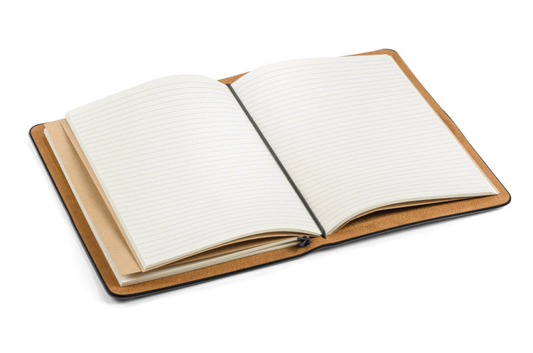 Poslovni pokloni | Promo pokloni | Promotivni notes retro A5, promotivni proizvodi za lasersku gravuru logotipa, crne boje