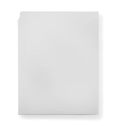 Promidžbeni notes A5 sa šareno obrubljenim hrbatom, bijele boje | Poslovni pokloni