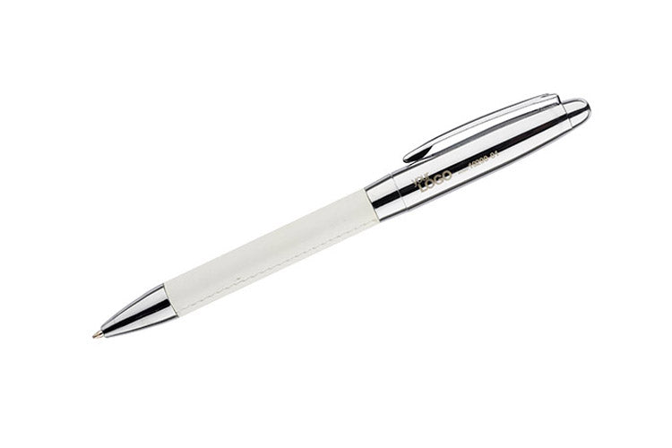 Promidžbeni metalni set za pisanje u futroli, bijele boje | Poslovni pokloni