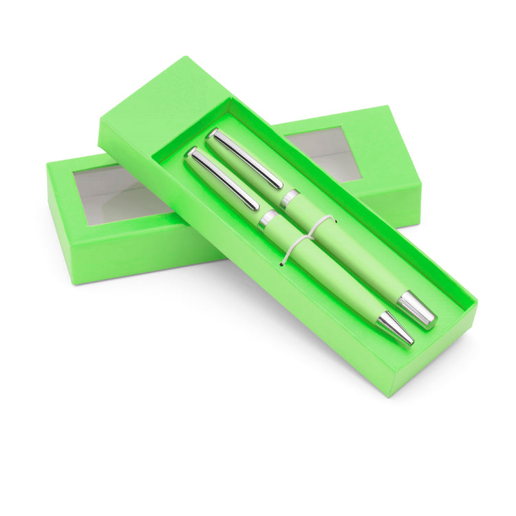 Promotivni set za pisanje Elegance, svijetlozelene boje | Poslovni pokloni
