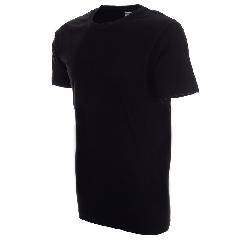 Poslovni pokloni | Promo pokloni | Promidžbena muška t-shirt majica Standard 150gsm, za tisak logotipa, crne boje