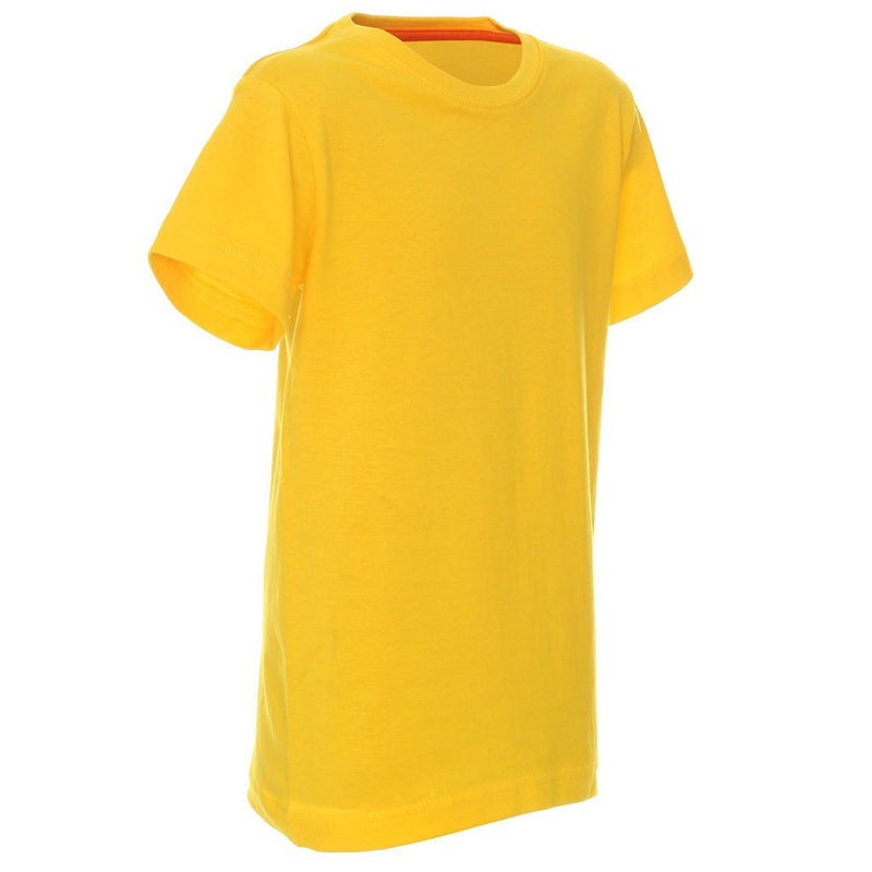Poslovni pokloni | Promo pokloni | Promidžbena dječja t-shirt majica Standard 150gsm, za tisak logotipa, žute boje