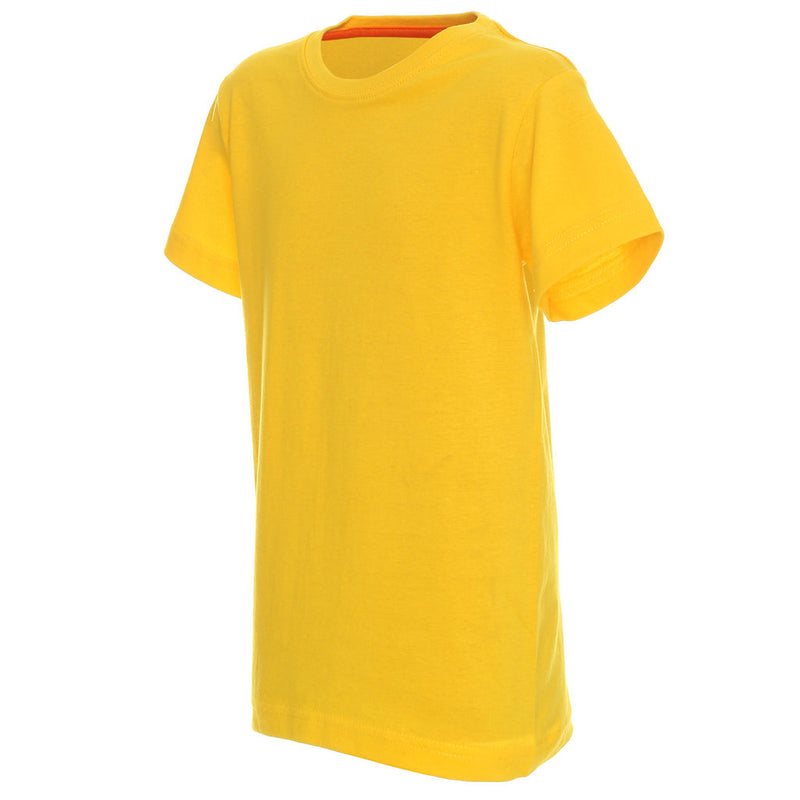 Poslovni pokloni | Promo pokloni | Promotivna dječja t-shirt majica Standard 150gsm, promotivni proizvodi za tisak logotipa, žute boje